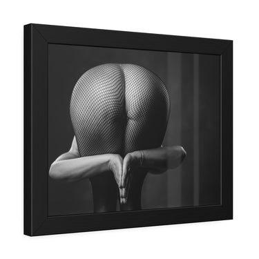 Booty Meditation | Erotic Female Buttocks in Fishnet Stockings